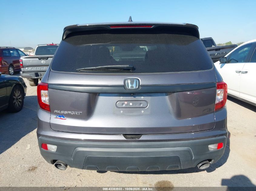 2021 Honda Passport 2Wd Ex-L VIN: 5FNYF7H52MB001975 Lot: 42903727