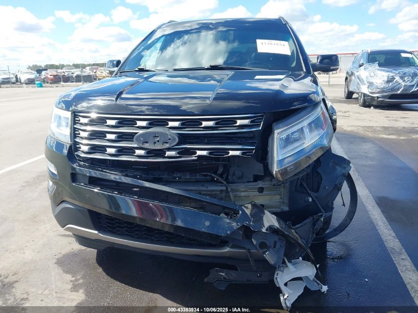 2017 Ford Explorer Xlt VIN: 1FM5K8D88HGD96482 Lot: 43383934