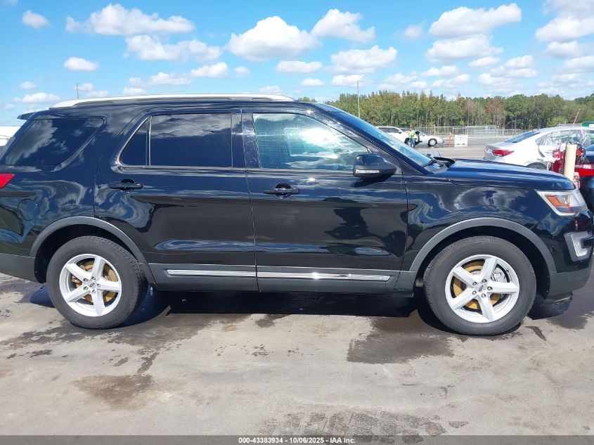 2017 Ford Explorer Xlt VIN: 1FM5K8D88HGD96482 Lot: 43383934