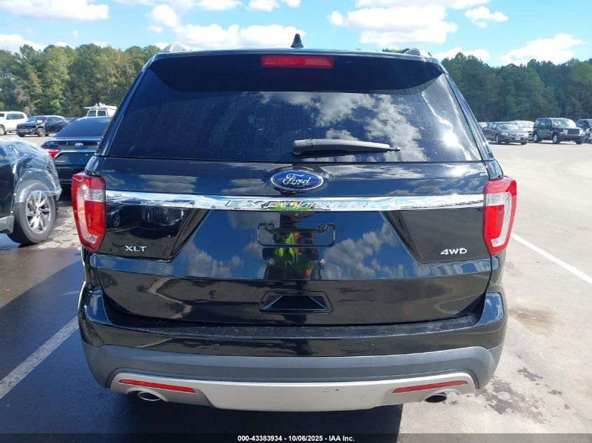 2017 Ford Explorer Xlt VIN: 1FM5K8D88HGD96482 Lot: 43383934