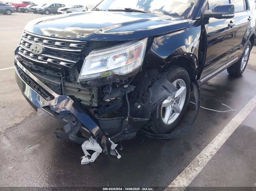 2017 Ford Explorer Xlt VIN: 1FM5K8D88HGD96482 Lot: 43383934