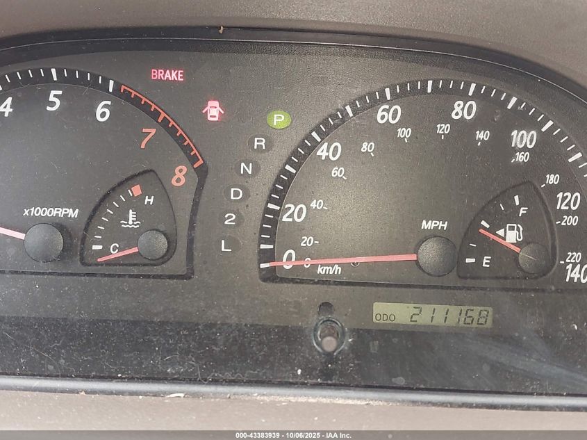 2004 Toyota Camry Le VIN: 4T1BE32K64U370910 Lot: 43383939