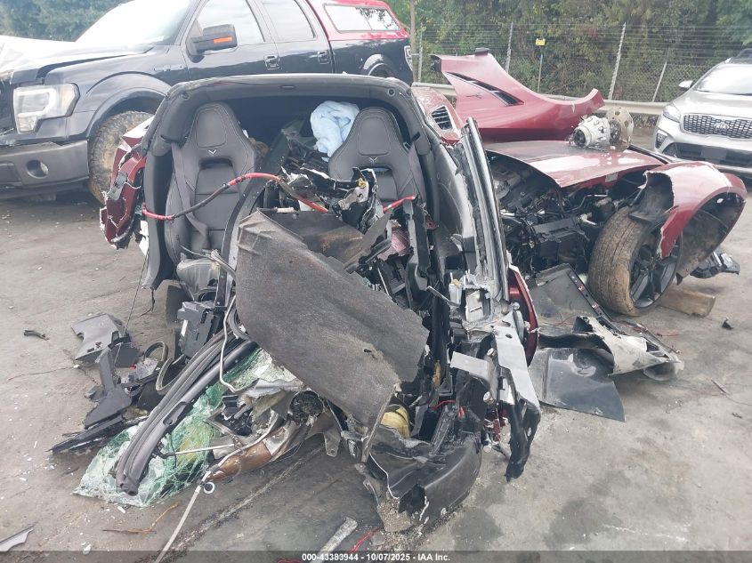 2016 Chevrolet Corvette Stingray Z51 VIN: 1G1YM2D76G5114634 Lot: 43383944