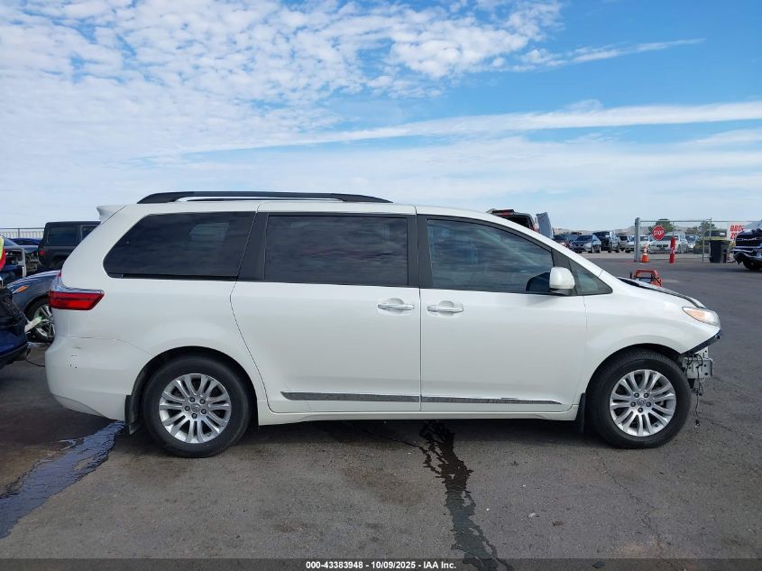 2017 Toyota Sienna Xle 8 Passenger VIN: 5TDYZ3DC9HS844321 Lot: 43383948