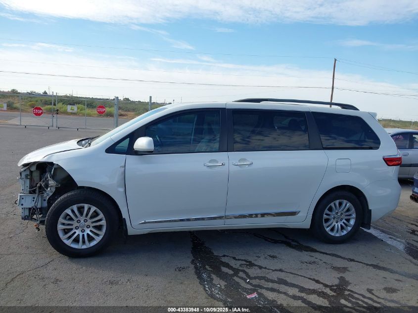 2017 Toyota Sienna Xle 8 Passenger VIN: 5TDYZ3DC9HS844321 Lot: 43383948
