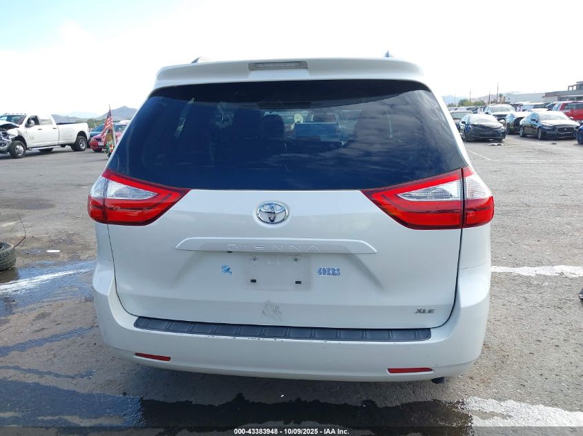 2017 Toyota Sienna Xle 8 Passenger VIN: 5TDYZ3DC9HS844321 Lot: 43383948