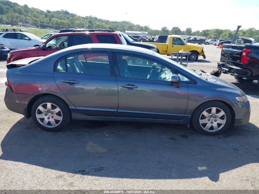 2009 Honda Civic Lx VIN: 19XFA16519E024389 Lot: 43383978