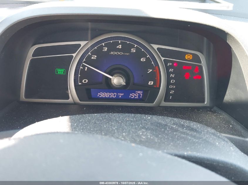 2009 Honda Civic Lx VIN: 19XFA16519E024389 Lot: 43383978