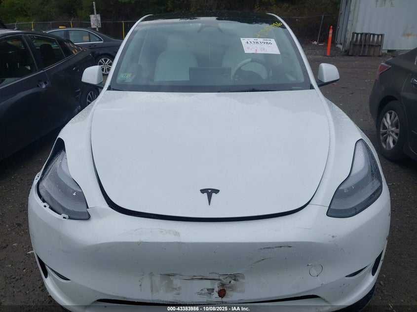 2025 Tesla Model Y Long Range Dual Motor All-Wheel Drive VIN: 7SAYGDEE8SA342844 Lot: 43383986