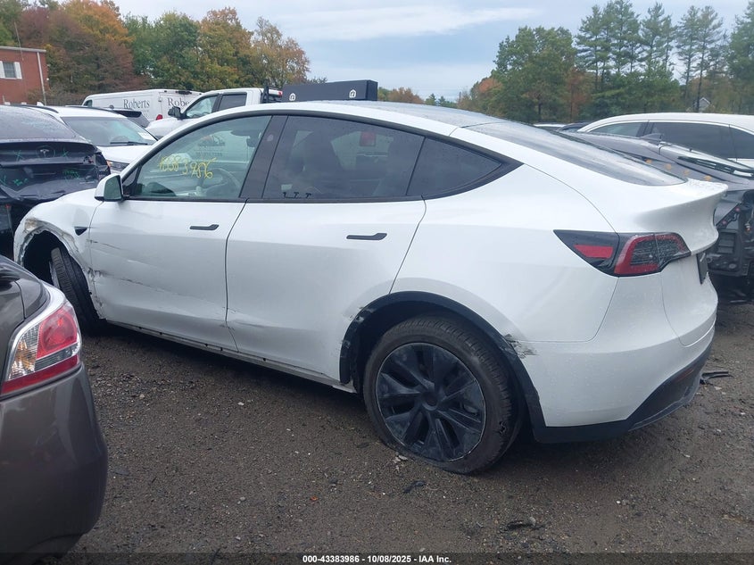 2025 Tesla Model Y Long Range Dual Motor All-Wheel Drive VIN: 7SAYGDEE8SA342844 Lot: 43383986