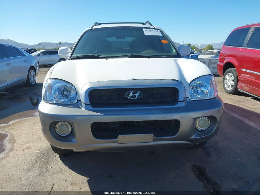 2004 Hyundai Santa Fe Gls/Lx VIN: KM8SC13E44U672070 Lot: 43383997