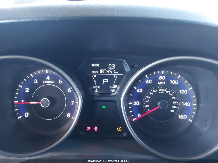 2013 Hyundai Elantra Gls VIN: 5NPDH4AE5DH354987 Lot: 43384011