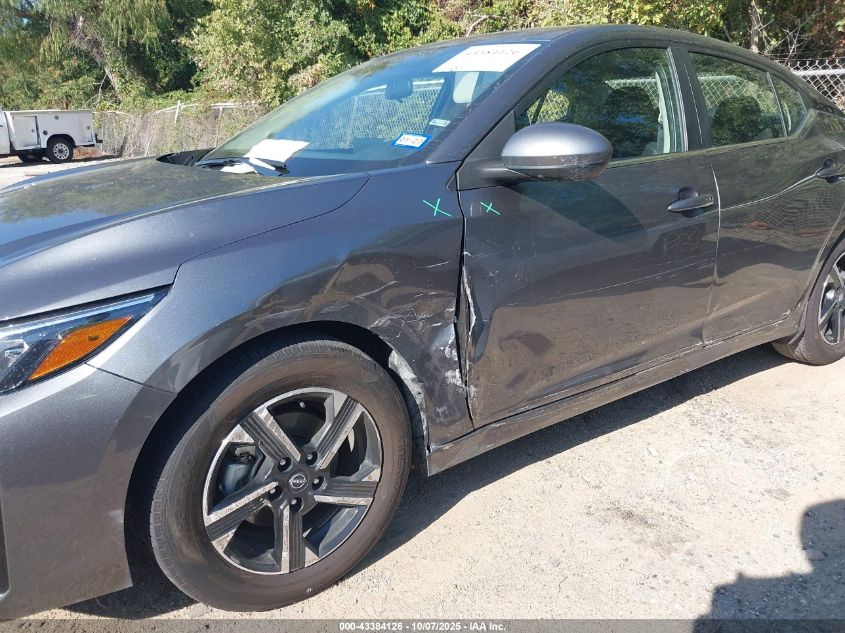 2025 Nissan Sentra Sv VIN: 3N1AB8CVXSY283717 Lot: 43384126