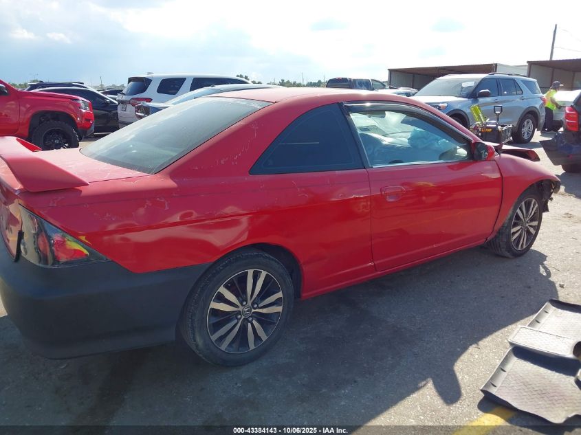 2002 Honda Civic Ex VIN: 1HGEM22902L058470 Lot: 43384143