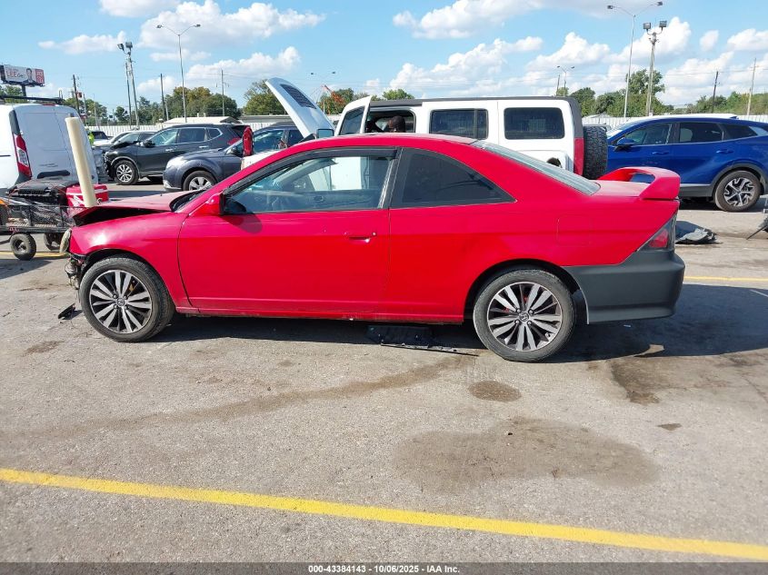 2002 Honda Civic Ex VIN: 1HGEM22902L058470 Lot: 43384143