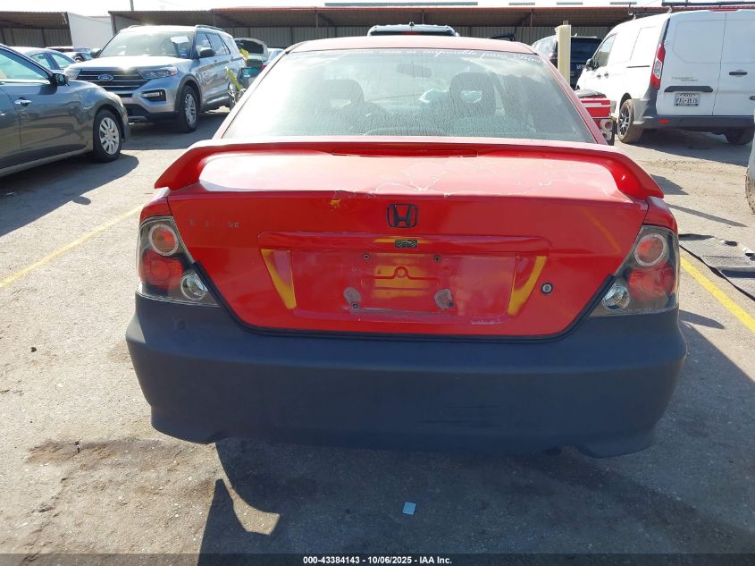 2002 Honda Civic Ex VIN: 1HGEM22902L058470 Lot: 43384143