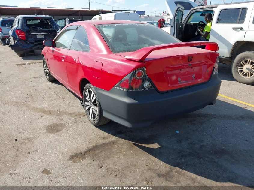2002 Honda Civic Ex VIN: 1HGEM22902L058470 Lot: 43384143