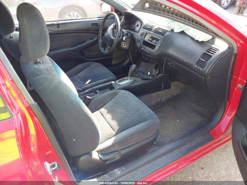 2002 Honda Civic Ex VIN: 1HGEM22902L058470 Lot: 43384143