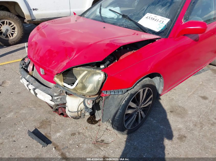 2002 Honda Civic Ex VIN: 1HGEM22902L058470 Lot: 43384143