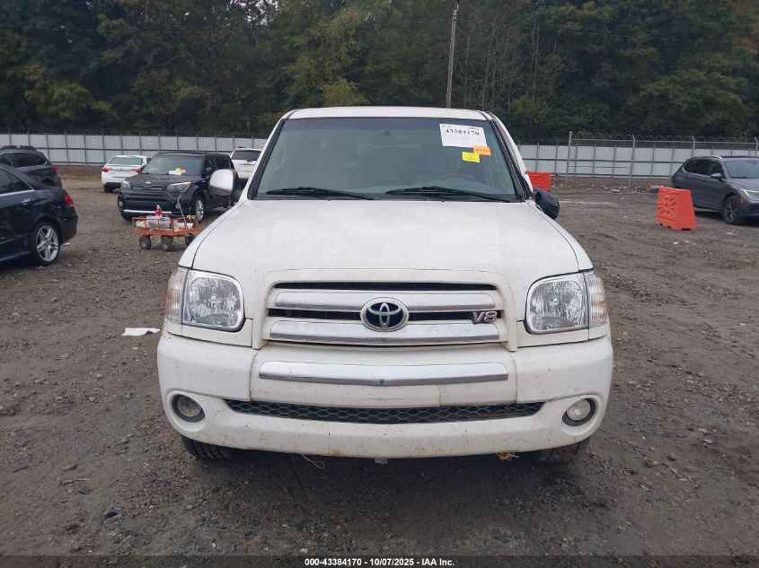 2006 Toyota Tundra Sr5 V8 VIN: 5TBDT441X6S549903 Lot: 43384170