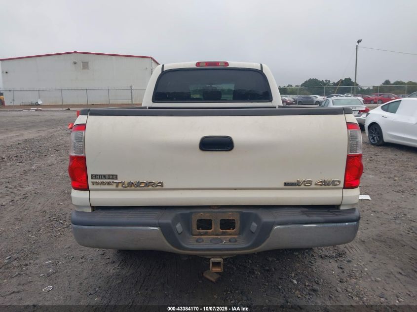 2006 Toyota Tundra Sr5 V8 VIN: 5TBDT441X6S549903 Lot: 43384170
