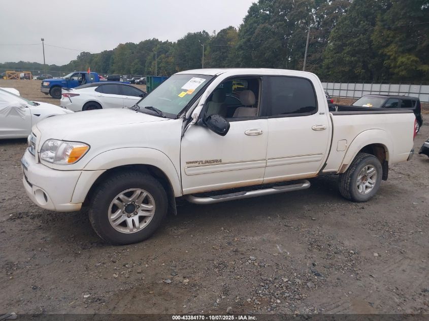 2006 Toyota Tundra Sr5 V8 VIN: 5TBDT441X6S549903 Lot: 43384170