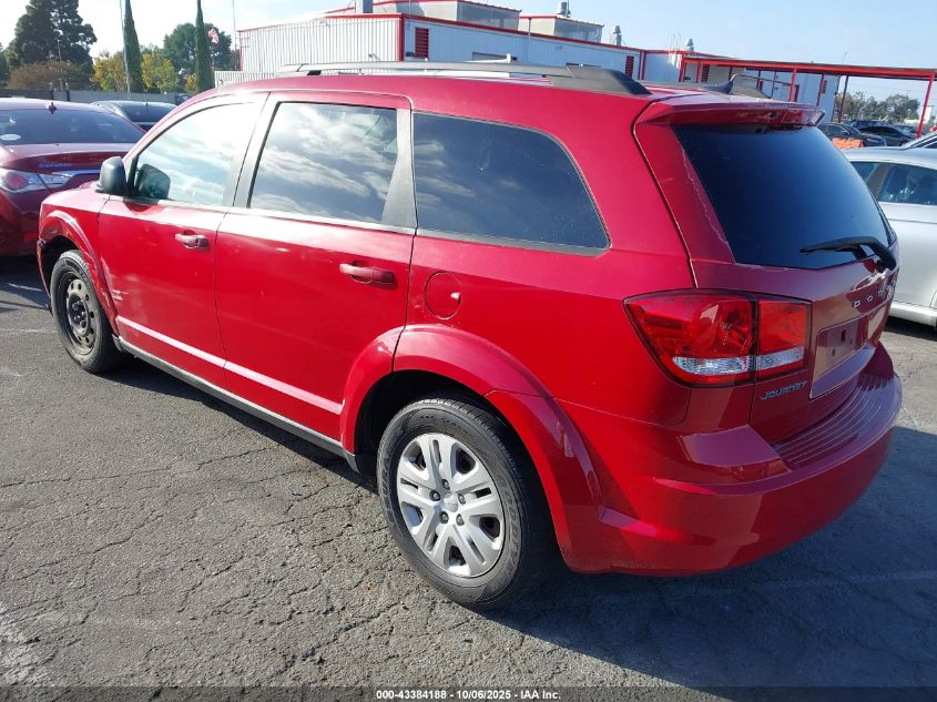 2013 Dodge Journey Se VIN: 3C4PDCAB9DT711919 Lot: 43384188