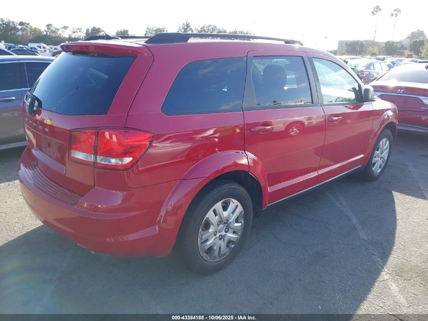 2013 Dodge Journey Se VIN: 3C4PDCAB9DT711919 Lot: 43384188