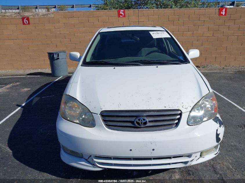 2003 Toyota Corolla S VIN: 1NXBR32E13Z146618 Lot: 43384194