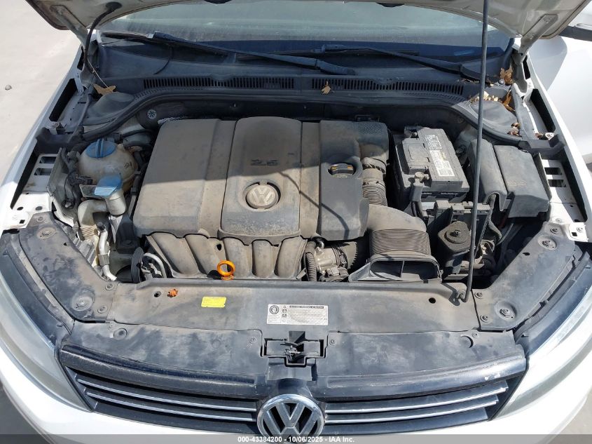 2011 Volkswagen Jetta 2.5L Sel VIN: 3VWLX7AJXBM377294 Lot: 43384200