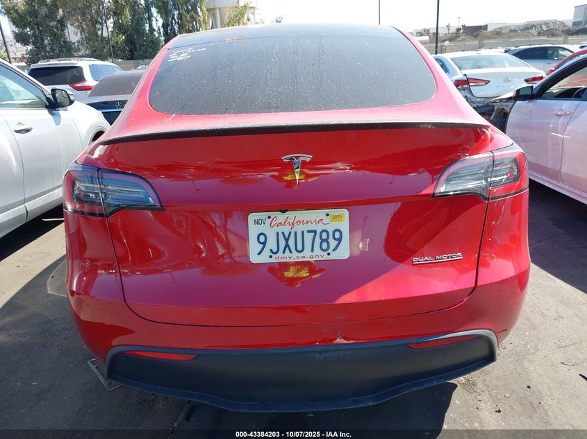 2023 Tesla Model Y Performance Dual Motor All-Wheel Drive VIN: 7SAYGDEF9PF924907 Lot: 43384203
