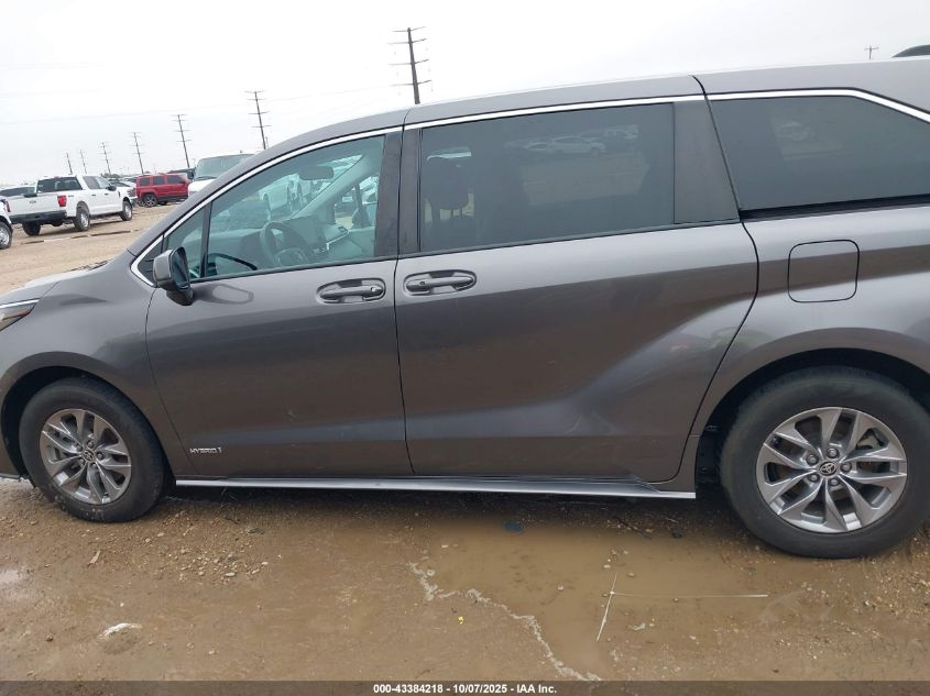 2021 Toyota Sienna Le VIN: 5TDKRKEC4MS016203 Lot: 43384218