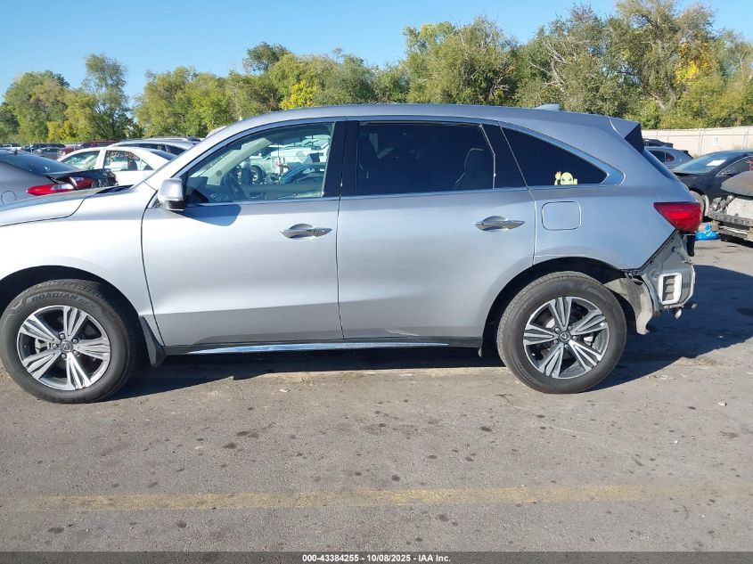2018 Acura Mdx VIN: 5J8YD4H38JL023654 Lot: 43384255