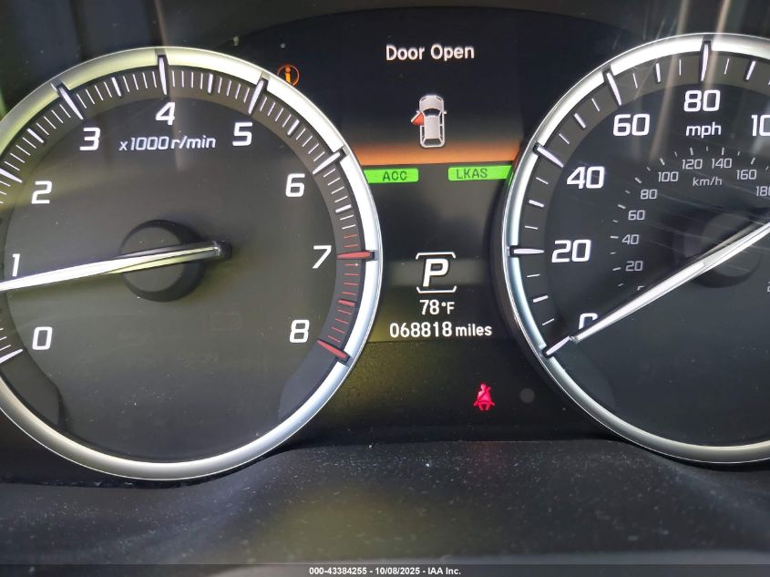 2018 Acura Mdx VIN: 5J8YD4H38JL023654 Lot: 43384255