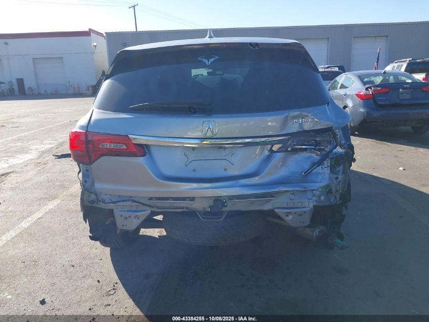 2018 Acura Mdx VIN: 5J8YD4H38JL023654 Lot: 43384255
