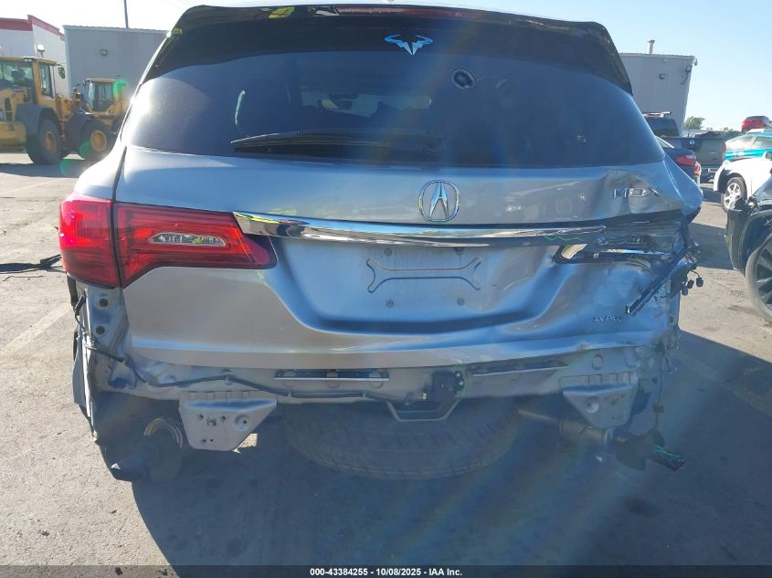 2018 Acura Mdx VIN: 5J8YD4H38JL023654 Lot: 43384255