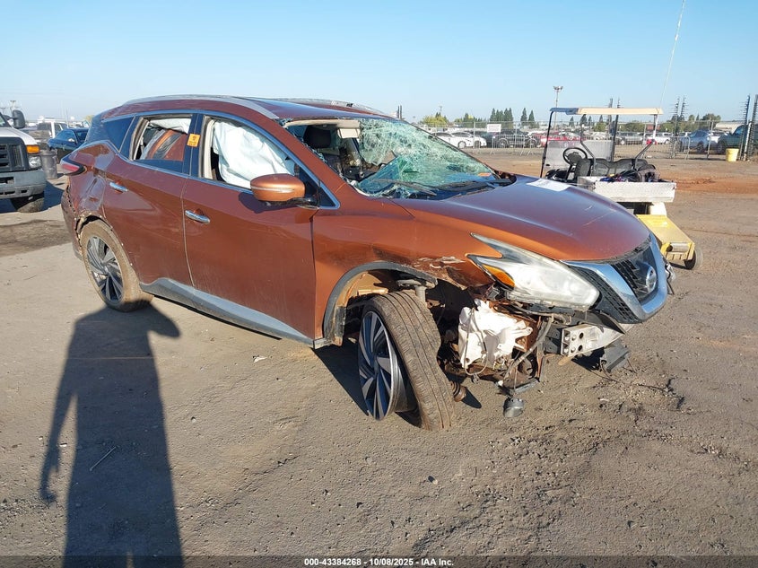 5N1AZ2MH1FN282811 2015 Nissan Murano Platinum auction photo 1