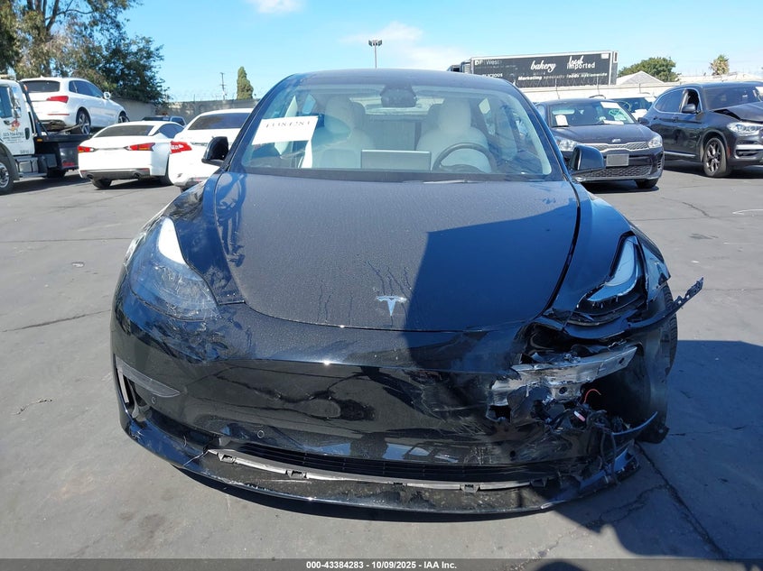 2022 Tesla Model 3 Long Range Dual Motor All-Wheel Drive VIN: 5YJ3E1EB4NF137966 Lot: 43384283