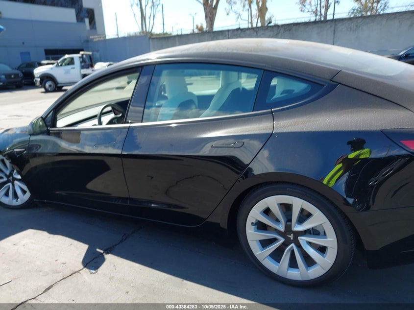 2022 Tesla Model 3 Long Range Dual Motor All-Wheel Drive VIN: 5YJ3E1EB4NF137966 Lot: 43384283