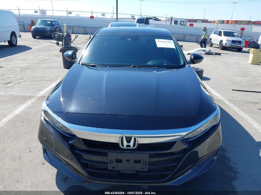 2018 Honda Accord Touring VIN: 1HGCV1F90JA121876 Lot: 43384284