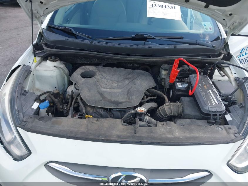 2017 Hyundai Accent Se VIN: KMHCT5AE0HU350711 Lot: 43384331