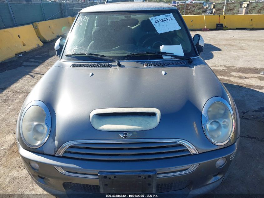 2003 Mini Cooper S VIN: WMWRE33433TD62111 Lot: 43384332
