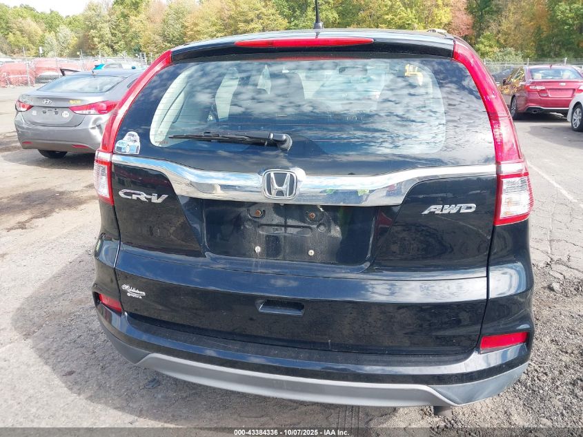 2015 Honda Cr-V Lx VIN: 2HKRM4H31FH601026 Lot: 43384336
