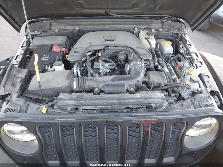 2021 Jeep Wrangler Unlimited Rubicon 4X4 VIN: 1C4HJXFG2MW734302 Lot: 43384341