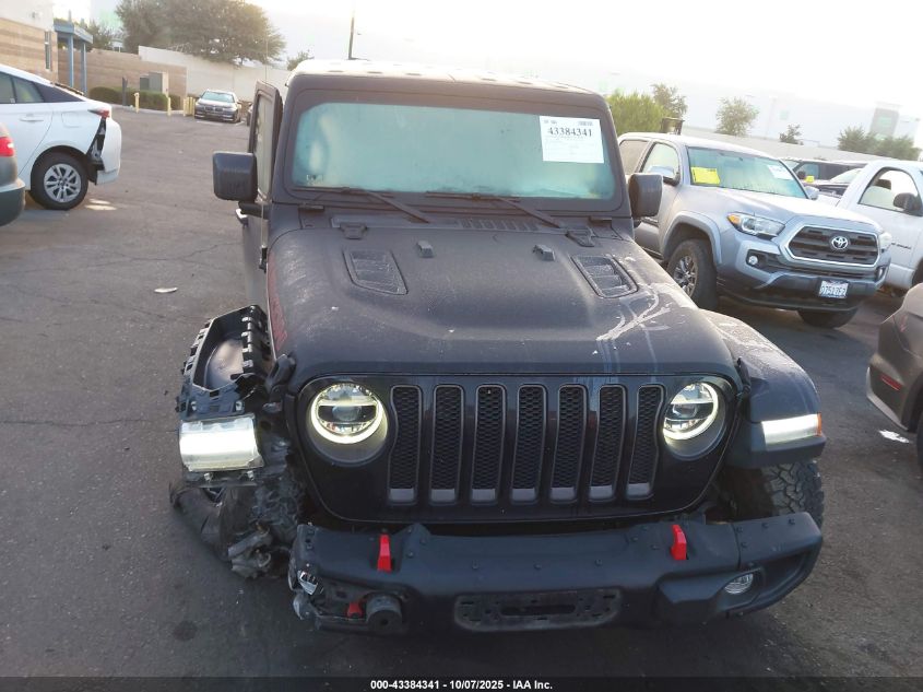 2021 Jeep Wrangler Unlimited Rubicon 4X4 VIN: 1C4HJXFG2MW734302 Lot: 43384341
