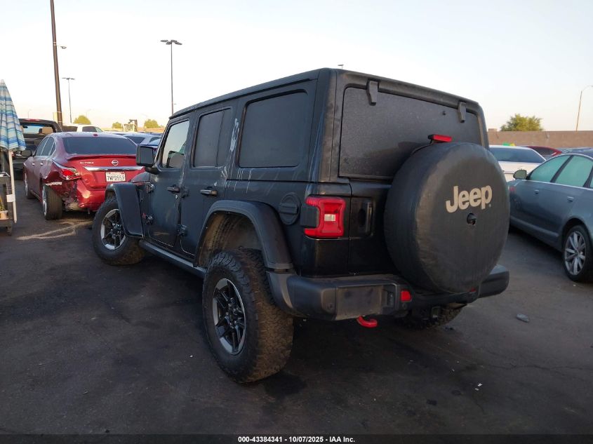 2021 Jeep Wrangler Unlimited Rubicon 4X4 VIN: 1C4HJXFG2MW734302 Lot: 43384341