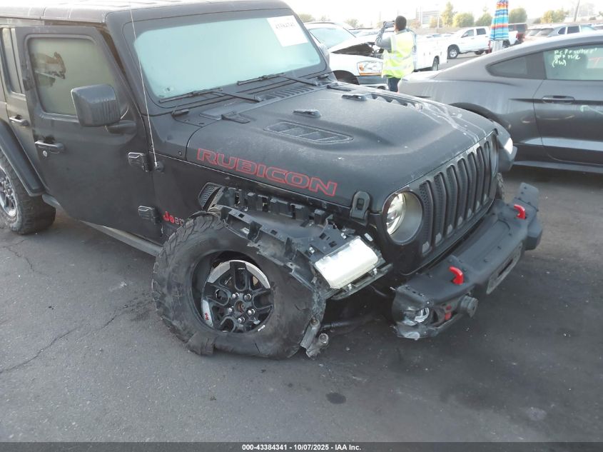 2021 Jeep Wrangler Unlimited Rubicon 4X4 VIN: 1C4HJXFG2MW734302 Lot: 43384341
