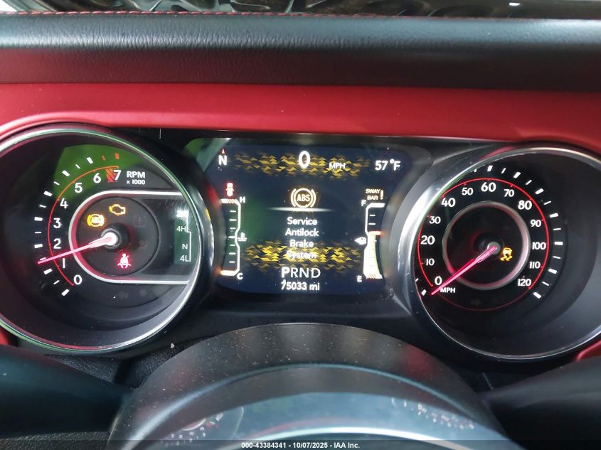 2021 Jeep Wrangler Unlimited Rubicon 4X4 VIN: 1C4HJXFG2MW734302 Lot: 43384341