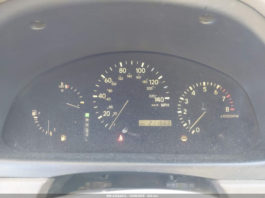 2001 Lexus Rx 300 VIN: JTJGF10U510117559 Lot: 43384412