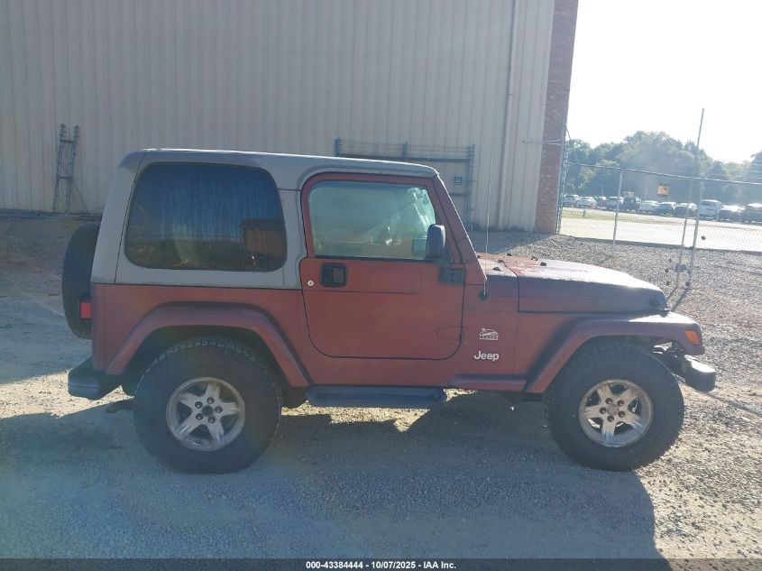 2004 Jeep Wrangler Sahara VIN: 1J4FA59S34P715189 Lot: 43384444
